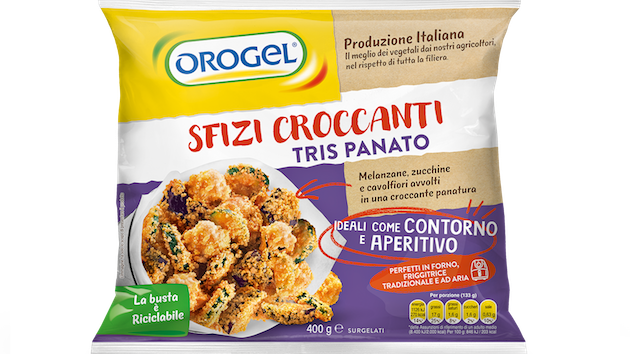 Orogel amplia la gamma delle verdure panate e pastellate