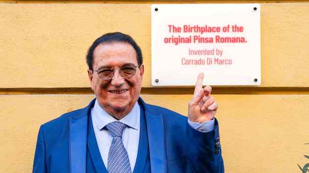 Gli 80 anni di Corrado Di Marco, l’inventore della pinsa romana