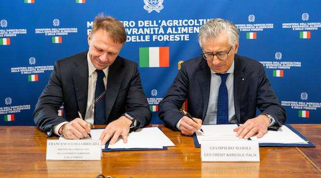 Accordo MASAF Crédit Agricole: 3 miliardi per il sostegno all’agroalimentare
