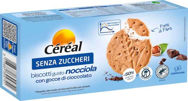Céréal presenta due nuovi biscotti della linea Senza Zuccheri