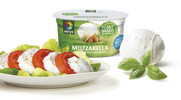 Verys propone la Mozzarella 100% vegetale in acqua