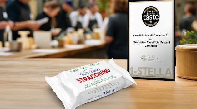 Al Caseificio Fratelli Castellan il Premio “Great Taste 2025” per lo Stracchino