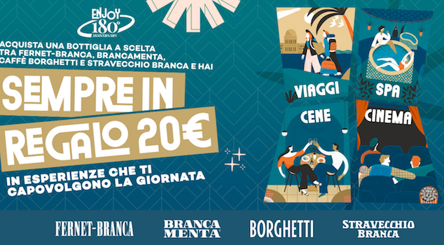 Fratelli Branca compie 180 anni e li festeggia con un concorso per i consumatori